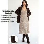 Yior Acı Kahve Nubuk Topuklu Bot