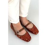 Moden Taba Süet Babae Ayakkabı