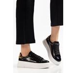 Jetan Siyah Rugan Bağcıklı Spor Ayakkabı