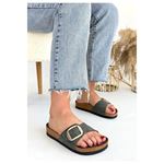 Zooy Yeşil Nubuk Terlik