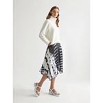 Nordi Beyaz Cilt Kemerli Sandalet