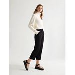 Lalen Siyah Kemerli Sandalet