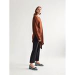 Sarra Siyah Saten İşlemeli Babet Ayakkabı