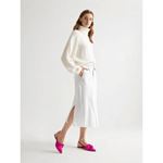 Cenya Fuşya Saten Babet Ayakkabı